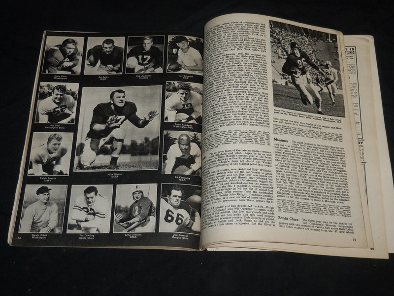 1948 ILLUSTRATED FOOTBALL ANNUAL MAGAZINE - CHUCK BEDNARIK COVER - J 5749