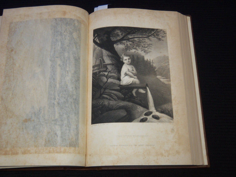 1854 THE LADIES' REPOSITORY MAGAZINE BOUND VOLUME - NICE ENGRAVINGS - KD 7884