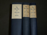 1942-1945 THE BEST PLAYS OF BURNS MANTLE BOOK LOT OF 3 - KD 2266