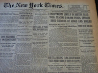 1930 OCTOBER 12 NEW YORK TIMES - 3 INDICTMENTS LIKELY IN BERTINI CASE - NT 5745