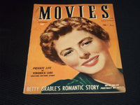 1943 SEPTEMBER MOVIES MAGAZINE - INGRID BERGMAN FRONT COVER - E 15214