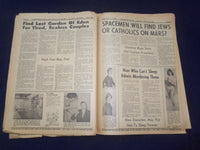 1966 APRIL NATIONAL FREE PRESS NEWSPAPER - THEY BURY THE LIVING - NP 6933