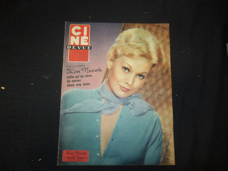 1957 MAY 31 CINE REVUE FRENCH MAGAZINE - KIM NOVAK COVER - E 24730