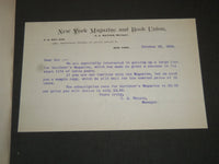 1890 HANDBOOK OF AMERICAN & FOREIGN PERIODICALS LITERATURE CATALOGUE - J 5215