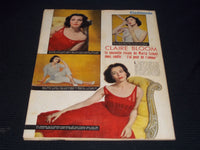 1957 OCTOBER 31 CINEMONDE MAGAZINE - MARIA SCHELL & YUL BRYNNER COVER - E 24848
