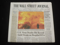 2020 DECEMBER 4 THE WALL STREET JOURNAL -VIRUS DEATHS HIT RECORD, STRAIN IN ICUs