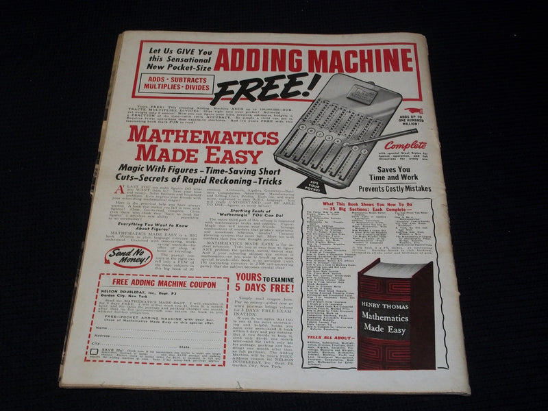 1942 FEBRUARY 3 PIC MAGAZINE - MODEL MOTHER NICE FRONT COVER - E 2606