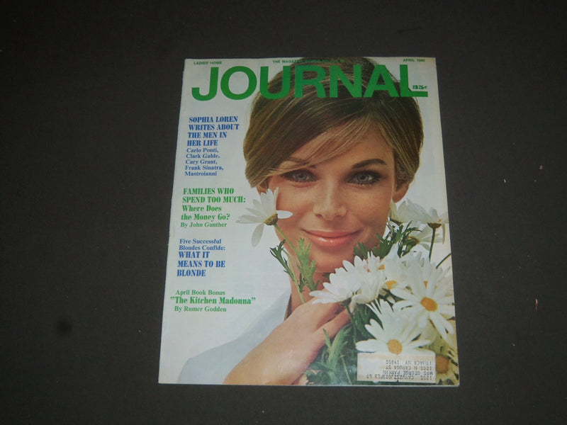 1966 APRIL LADIES HOME JOURNAL MAGAZINE - SOPHIA LOREN, MEN IN HER LIFE- SP 7043