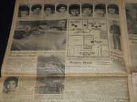 1966 JULY NEWARK EVENING NEWS NEWSPAPER LOT OF 3 - NURSES SLAIN - SPEC - NP 1812