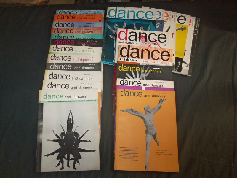 1960-1969 DANCE AND DANCERS MAGAZINE - LOT OF 117 ISSUES - ENGLAND