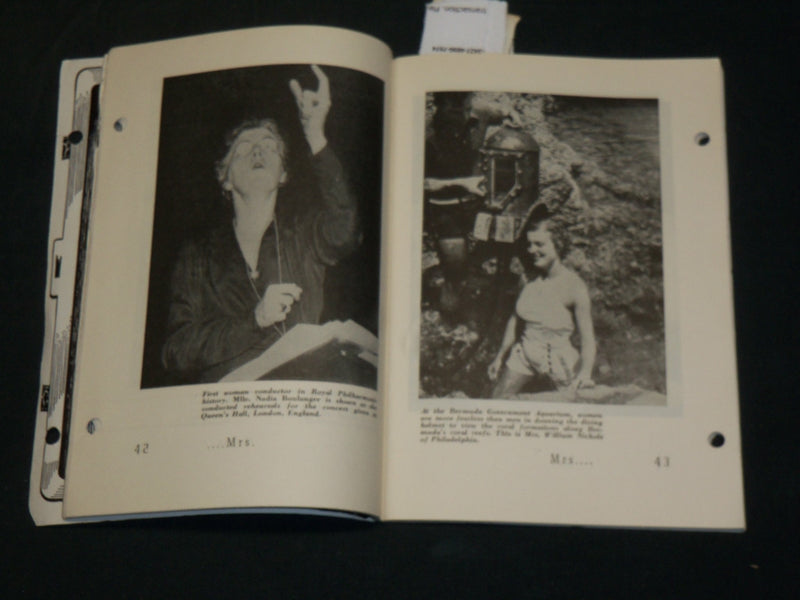 1938 MRS. THE LAST WORD IN A WOMAN'S MAGAZINE ISSUE NO. 1 - J 5954