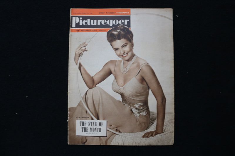 1949 AUGUST 13 PICTUREGOER MAGAZINE - CYD CHARISSE COVER - E 25962