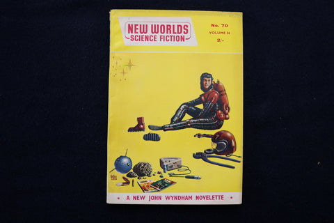 1958 APRIL NEW WORLDS SOFTCOVER DIGEST MAGAZINE - VOLUME 24, NUMBER 70 - K 434