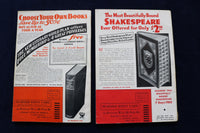 1933 THE GOLDEN BOOK MAGAZINE - LOT OF 8 - O 3457