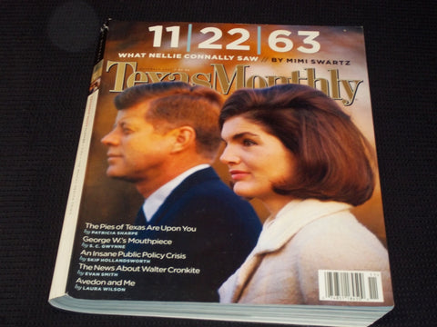 2003 NOVEMBER TEXAS MONTHLY MAGAZINE - JOHN & JACKIE KENNEDY COVER - E 7490