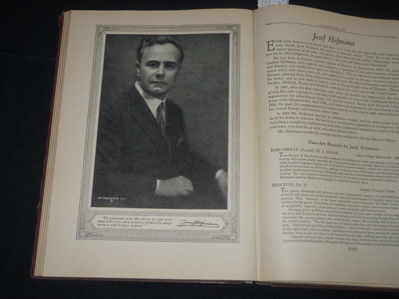 1947 DUO-ART PIANO MUSIC MAGAZINE BOUND VOLUME - AEOLIAN COMPANY - KD 5410