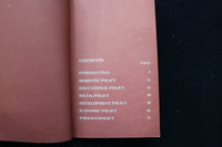 1975 MEXICO FIFTH STATE OF THE NATION REPORT SOFTCOVER BOOK - K 3520