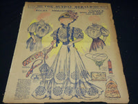 1907 THE BOSTON HERALD SUNDAY WOMAN'S MAGAZINE SECTIONS LOT OF 8 - UP 95