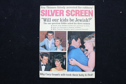 1967 MAY SILVER SCREEN MAGAZINE - EDDIE FISHER-ELIZABETH TAYLOR COVER - E 25728