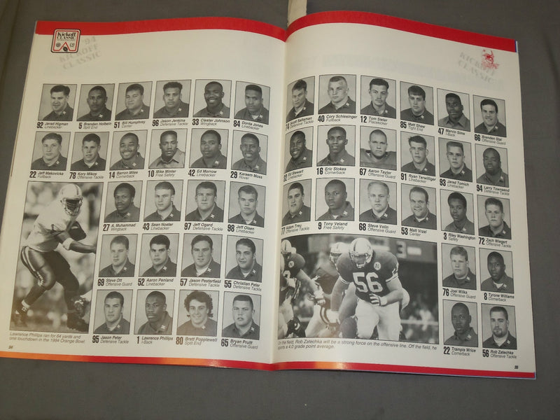 1994 AUGUST 28 KICKOFF CLASSIC XII PROGRAM - WEST VIRGINIA VS. NEBRASKA - J 4104