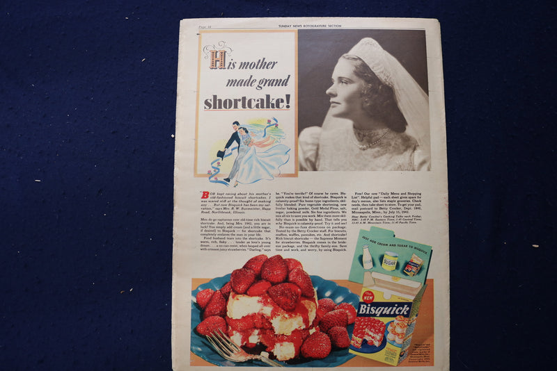 1942 MAY 17 SUNDAY NEWS PICTURE NEWSPAPER-CAPT. ROBERT WORKMAN-PENSACOLA-E 22732
