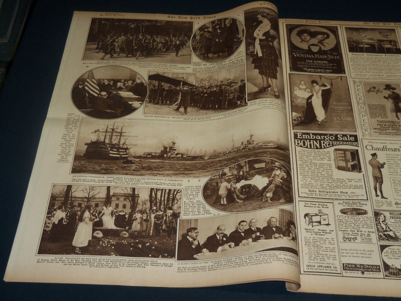 1920 MAY 9 NEW YORK TIMES PICTURE SECTION NO. 4 & 5 - PENN RELAY - NT 8795