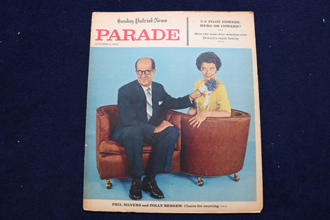 1960 OCTOBER 2 PARADE MAGAZINE - PHIL SILVERS & POLLY BERGEN COVER - E 22370