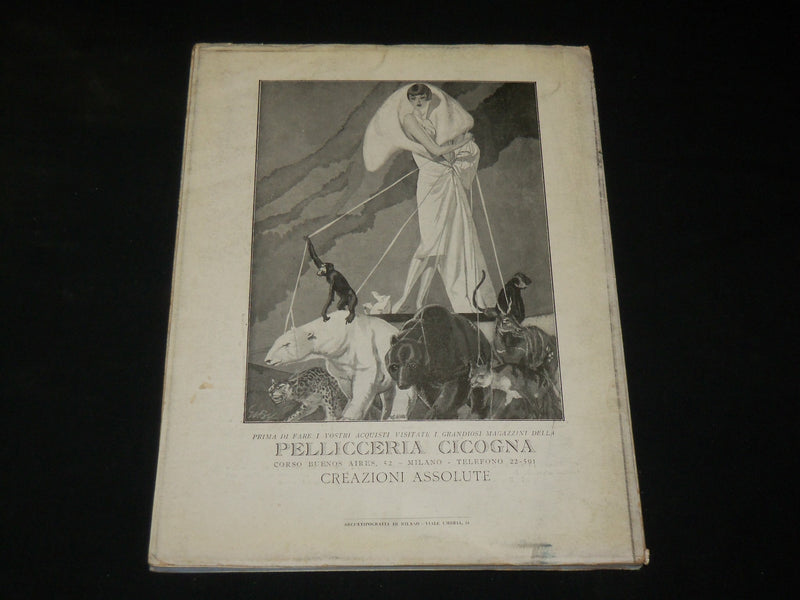 1927 FEBRUARY FANTASIE D'ITALIA MAGAZINE - NICE FASHION ILLUSTRATIONS - ST 531B
