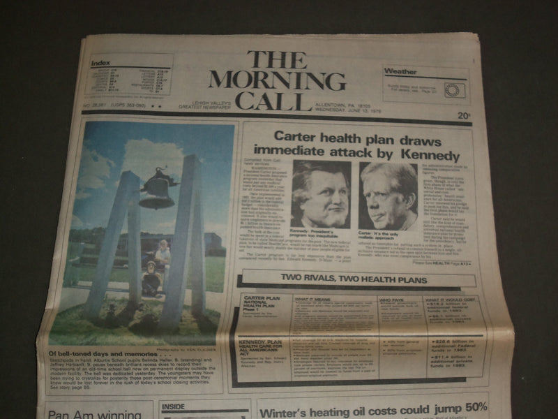 1979 JUNE 13 LEHIGH VALLEY THE MORNING CALL-CARTER KENNEDY HEALTH PLANS- NP 2965