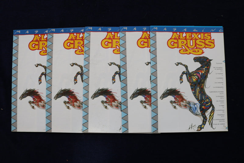 1985-1994 ALEXIS GROSS CIRCUS PROGRAMS - FRENCH - LOT OF 18 - O 3514
