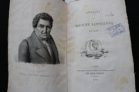 1856 ANNALES DE LA SOCIETE LINNEENNE DE LYON SOFTCOVER BOOK - FRENCH - K 1863