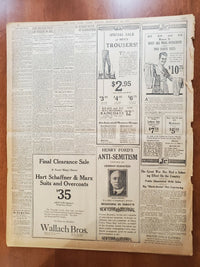 1921 FEBRUARY 25 NEW YORK TIMES - HOOVER ACCEPTS PLACE IN CABINET - NT 8130