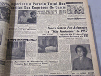 1957 MAY RIO DE JANEIRO DIARIO NEWSPAPER BOUND VOLUME - SPANISH - BV 57
