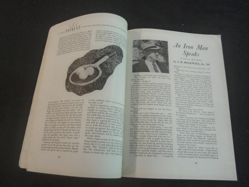 1939 JUNE TRIDENT MAGAZINE - UNITED STATES NAVAL ACADEMY - B 5530X