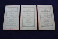1928-1932 AMERICAN MATHEMATICAL SOCIETY BULLETIN - LOT OF 12 - O 3371