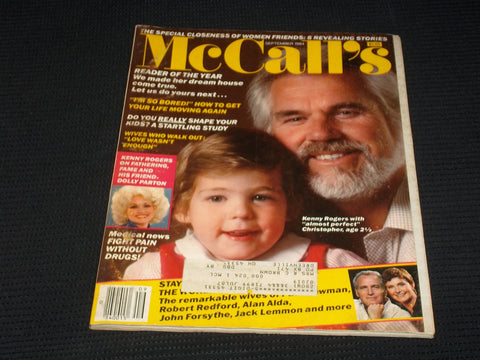 1984 SEPTEMBER MCCALL'S MAGAZINE - KENNY & CHRISTOPHER ROGERS COVER - E 761