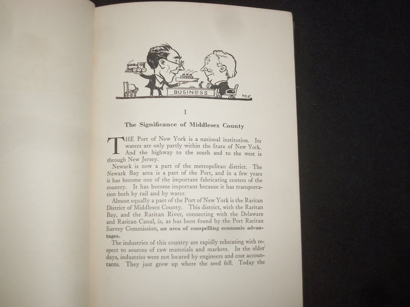 1926 CONSIDER MIDDLESEX COUNTY HARDCOVER BOOK BY SAMUEL CROWTHER-1ST ED- KD 9263