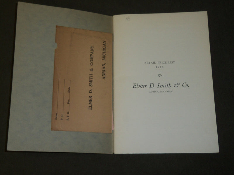 1928-1929 ELMER D. SMITH & CO. CHRYSANTHEMUMS FLORISTS' CATALOG LOT OF 3- O 1608