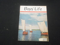 1963 JUNE BOYS' LIFE MAGAZINE - SAIL BOATS COVER - ST 3770R