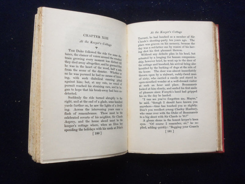 1903 THE DUKE DECIDES HARDCOVER BOOK BY HEADON HILL - KD 8370