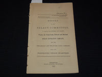 1844 CHARTERS FORFEITED REPORT STEAM NAVIGATION & DELAWARE COMPANIES- J 9584