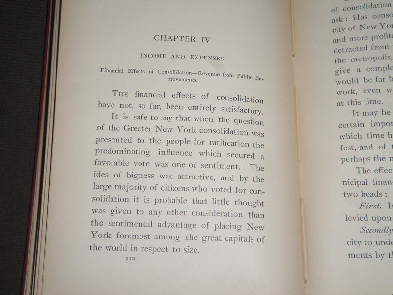 1900 MUNICIPAL GOVERNMENT BY BIRD S. COLER HARDCOVER BOOK - KD 4478