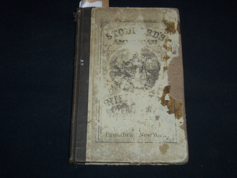 1866 THE AMERICAN INTELLECTUAL ARITHMETIC VOLUME BY JOHN STODDARD - KD 4814L