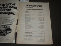 1973 OCTOBER ESQUIRE MAGAZINE 40TH ANNIVERSARY CELEBRATION ISSUE - J 2568