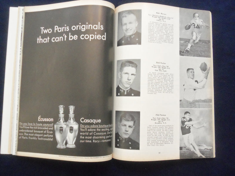 1965 NOVEMBER 27 ARMY-NAVY FOOTBALL PROGRAM - JFK MEMORIAL STADIUM - K 133
