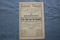 1905 AUGUST 7 THE PEARL AND THE PUMPKIN PROGRAM - COLONIAL THEATRE - K 2750