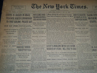 1932 MAY 19 NEW YORK TIMES NEWSPAPER - CURTIS JAILED IN HOAX - NT 7439