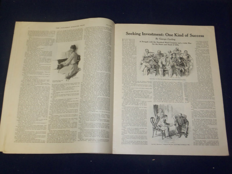 1905 JULY 8 THE SATURDAY EVENING POST MAGAZINE - LADY & THE LADDER - SP 777