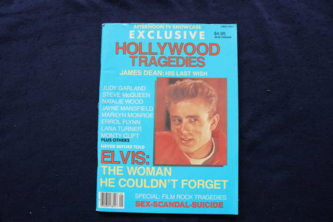 1985 HOLLYWOOD TRAGEDIES MAGAZINE - JAMES DEAN COVER - E 18785