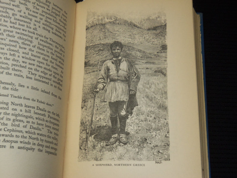 1929 HELLAS REVISITED HARDCOVER BOOK BY W. MACNEILE DIXON - KD 9388